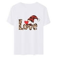 thumbnail image 5 of VKOYWKM Valentine's T Shirts for Women Romantic Love Heart Graphic Tee Tops Short Sleeve Casual Spring Tops Crew Neck Loose Fit Valentine T-Shirts, 5 of 7