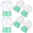 thumbnail image 1 of Create Unique DIY Snow Globe Decorations with Firm Plastic Clear Sphere Kit for Home 6pcs, 1 of 9