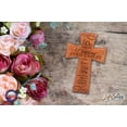 thumbnail image 4 of LifeSong Milestones 50th Anniversary Wood Wall Cross Gift for Couple - Every Love Story, 4 of 4