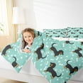 thumbnail image 4 of Manfei Kawaii Dachshund Kids Bedding Comforter Set, Cute Cartoon Dog Twin Comforter Sets, Animal Lover Reversible Bedding Set, Super Cozy Room Decor, 2-Piece, 4 of 8