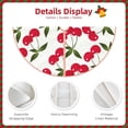 thumbnail image 5 of Bingfone Christmas Tree Skirt Mat Christmas Decoration Interior 48"-Cherry, 5 of 8
