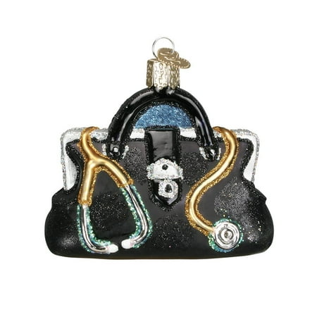 Legends Of Christmas Traditions Doctor's Bag Glass Blown Ornament, Hand crafted in age-old tradition using techniques that originated in the 1800's By Old World Christmas ()