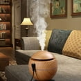 thumbnail image 5 of Gustave 130ml LED Cool Mist Humidifier Aromatherapy Essential Oil Diffuser Color Change Ultrasonic Wood Grain for Office Home Bedroom Car, 5 of 10