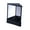 Black, variant on OIUR Non-Reversing True Makeup Mirror High Clarity Desktop Vanity Mirror Men Women Precision True Image Inverted Standing Cosmetic Mirror