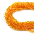 thumbnail image 4 of 150pcs DIY Faceted Rondelle Glass Crystal Beads for Jewellery Necklace Bracelet Making 3x4mm (Orange), 4 of 4