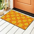 thumbnail image 2 of XMXY Happy Doodle Orange Area Rugs Doormat Outdoor Entrance, Facecloth Non-slip Floor Mat Rug for Living Room Kitchen Sink Area Indoor,72"x48", 2 of 9