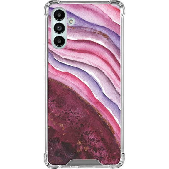 Skinit Geode Plum Watercolor Geode Galaxy A13 5G Clear Case