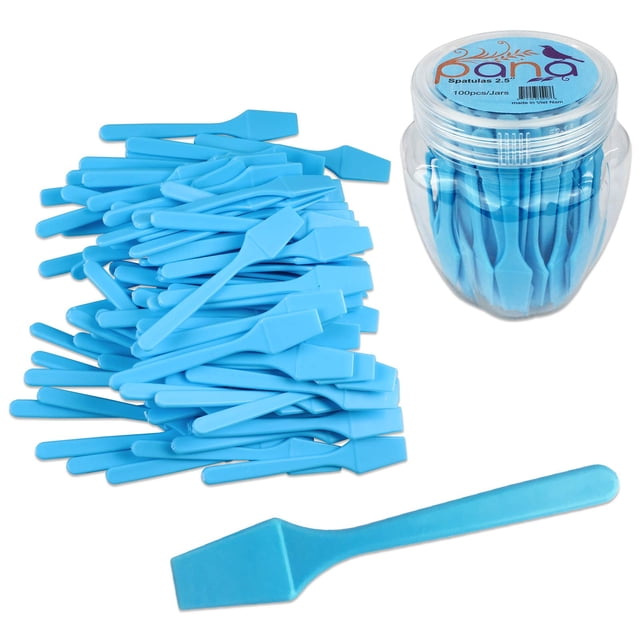 Espátulas cosméticas desechables PANA de plástico, 6,35 cm (100 unidades)