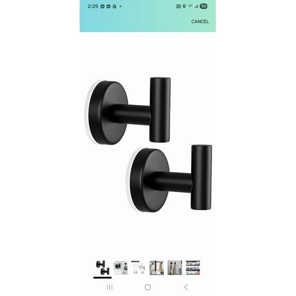 Suction Cup Hooks For Shower, 2 Pack Towel Hook For Bathroom Wall 7C