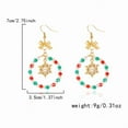 thumbnail image 4 of SPEKSEE Christmas Earrings for Women Bead Chritsmas Balls Snowflake Earrings Holiday Festival Costume Jewelry, 4 of 9