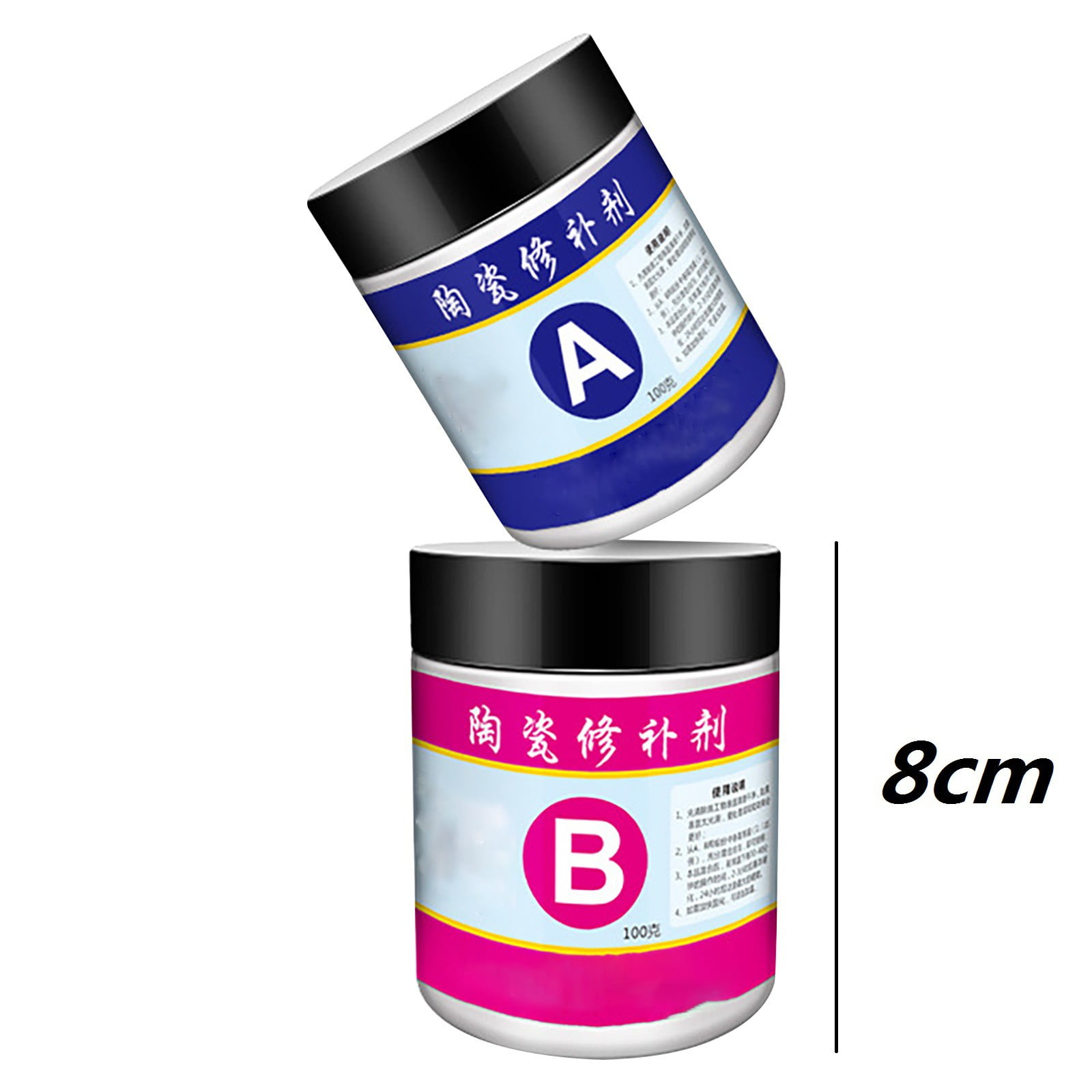 Clearance Sale!Household Tile Agent Floor Tile Toilet Paste Ceramic Wash Basin Tile Agent,White Adhesive Mucilage