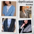 thumbnail image 4 of 5Pcs 5 Styles Leaf Shawl Clips Vintage Alloy Cardigan Cape Collar Clasp Antique Silver Cinch Clip Retro Cloak Brooches Shawl Pins for Women Clothing to Hold Sweater Together Waist Cincher, 4 of 9