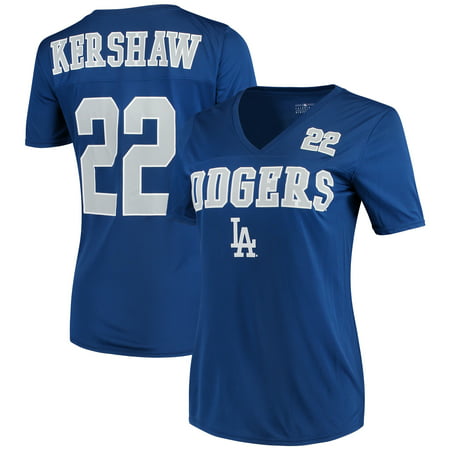 Women's New Era Clayton Kershaw Royal Los Angeles Dodgers Name & Number