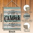 thumbnail image 6 of Zomyto Welcome to Our Camper Our Happy Place Wooden Signs 8x10, Camper Decor, Camper Decorations for Inside, Camping Decor for Camper, Camper Signs, Rv Decor, 6 of 6
