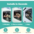thumbnail image 4 of The Cushion Dog  Window Chin Rest for Cool, Safe & Comfortable Rides - Dog Car Accessories - Foam, Secure Fit, Waterproof, Easy Clean Travel Cushion, 4 of 8