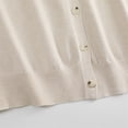 thumbnail image 5 of Womens Sweaters Round Neck Long Sleeve Cardigan Autumn And Winter Models Of Classic Versatile Basic Knitwear Large Size Jacket Fall Clothes For Women ,Beige, 5 of 6