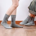 thumbnail image 3 of 2 Pairs Smile Family Hand Holding Socks, Kids + Adult Hand in Hand Sock Birthday Funny Gag Gifts Mom Dad Child, 3 of 5