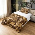 thumbnail image 2 of Manfei Rustic Camouflage Twin Comforter Sets, Countryside Camo Branches Bedding Set, Coyote Brown, Reversible, 2-Piece, 1 Comforter and 1 Pillowcase, 2 of 7