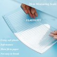thumbnail image 5 of Straight Line Stencil Template Ruler, Premium Plastic 28cm Scale Measuring Ruler Spacing Line Guide for Making Ruled Paper, 5 of 6