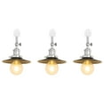 thumbnail image 1 of FSLiving Adjustable Angle J-Type Track Pendant Light with E26 Silver Base&Vintage Black Metal Shade Lighting for Kitchen Sink Loft Counter,Customizable (Bulb&Ceiling Track Sold Separately) - 3 Lights, 1 of 8
