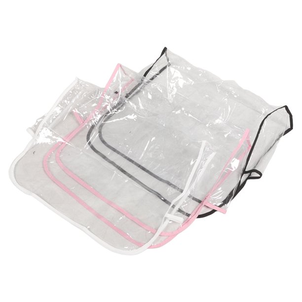 BESTYASH 3Ud Fundas Transparentes Para Asientos De Sillas De Barbería Protección Impermeable Y Duradera