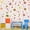 Yellow, variant on Neasyth Polka Dot Wall Decals Boho Round Circle Rainbow Wall Stickers for Girls Playroom Nursery Classroom, Yellow