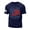 Navy-02, variant on Usa 250Th Anniversary Shirt Men's Casual Short Sleeve Breathable Tee Daily Couples Matching 4Th of July Shirt Army Green S