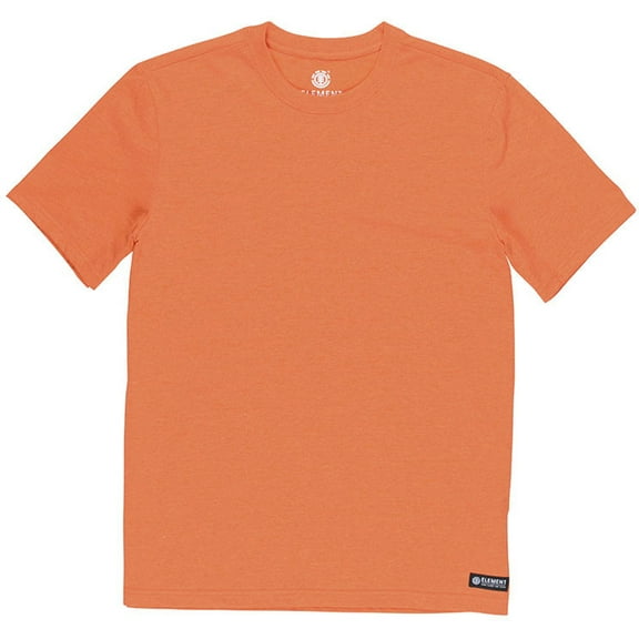 Basic Crew Short Sleeve T-Shirt [Hazard Orange Heather]