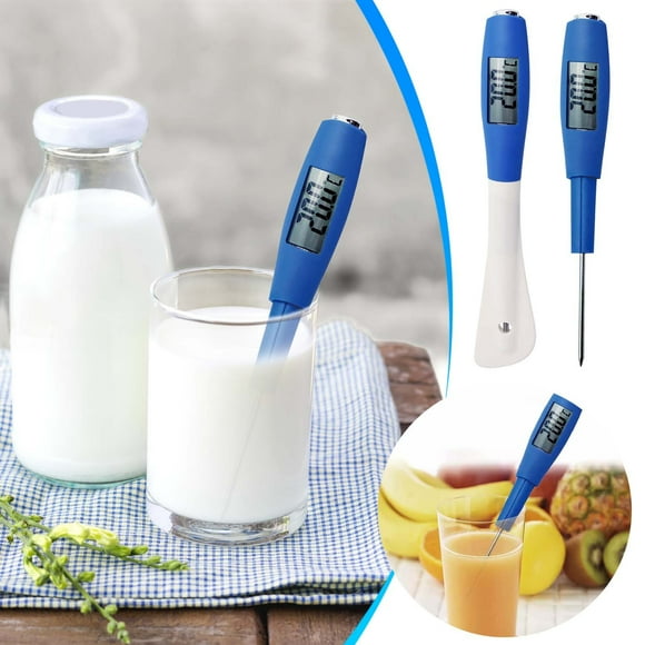 Digital Food Thermometer Scraper: Precise Temperature Control for Coffee, Baking, Chocolate Making - Multi-Functional Kitchen Tool for Home Cooks and Culinary Enthusiasts, Easy-to-Use Plastic Design