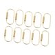 thumbnail image 4 of Llaves de bloqueo de tornillo de 10 piezas Charmones de la bolsa de la llave del servicio pesado para llaves colgantes decoraciones del automóvil clip Estilo C, 4 of 9