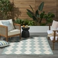 thumbnail image 2 of Nourison Positano Indoor/Outdoor Aqua 4' x 6' Area Rug (4x6), 2 of 9