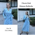 thumbnail image 2 of EKOUAER Womens Robes Lightweight Soft Knit Bathrobe Full Length Sleepwear with Pockets Ladies Loungewear, 2 of 6