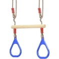 thumbnail image 1 of Anillos De Madera Del Gimnasio Del Oscilación Del Trapecio De Los Niños, Oscilación Segura De Los Niños Para Jugar Al Aire Libre, 1 of 8