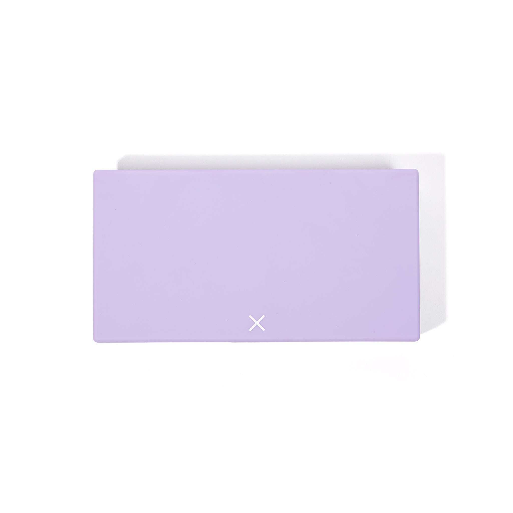PORT X POLISH Weekly Pill Organizer AM/PM 2X Daily, Modern 7-Day Medication Case with Removable Tabs, Lilac