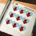 thumbnail image 5 of Sesame Street Vintage Elmo Heart Shaped Planner Calendar Scrapbook Craft Stickers, 5 of 6