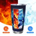 thumbnail image 5 of Saiise Geometry Dash Print Tumbler 20 Oz Stainless Steel Vacuum Insulated with Straw Coffee Cup for Home,Office,Outdoor Works Great for Ice Drinks and Hot Beverage, 5 of 8