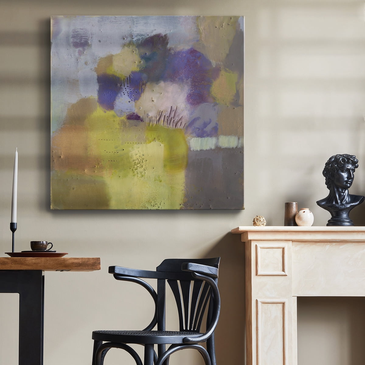 Wexford Home Blume IV-Premium Gallery Wrapped Canvas, 32" x 32" - Ready to Hang