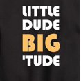 thumbnail image 3 of Instant Message - Little Dude Big Tude - Toddler And Youth Crewneck Fleece Sweatshirt, 3 of 6