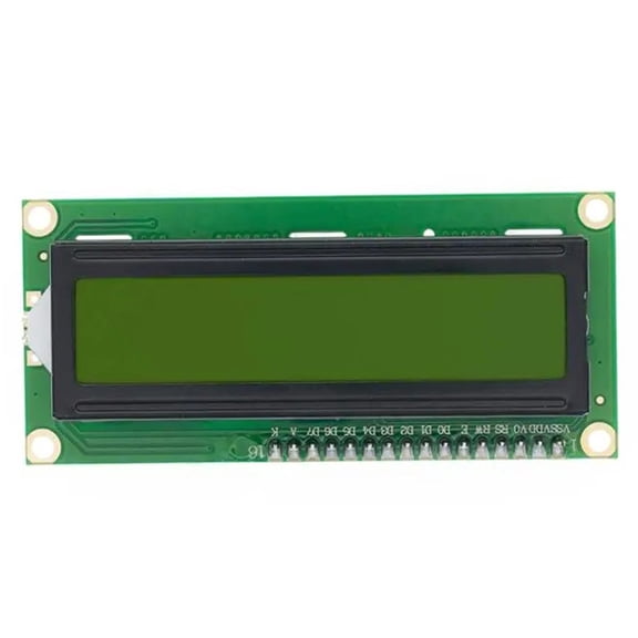1602 16X2 Lcd Module Shield Blue/Yellow Green Backlight 5V Lcd Module Display C YIWEI