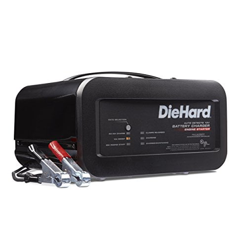 DieHard 71323 Chargeur de Batterie Intelligent 12V et Démarreur de Moteur 10/50A