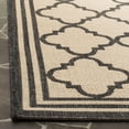 thumbnail image 3 of Safavieh Linden Danny Geometric Indoor/Outdoor Area Rug, Creme/Black, 6'7" x 6'7" Square, 3 of 8