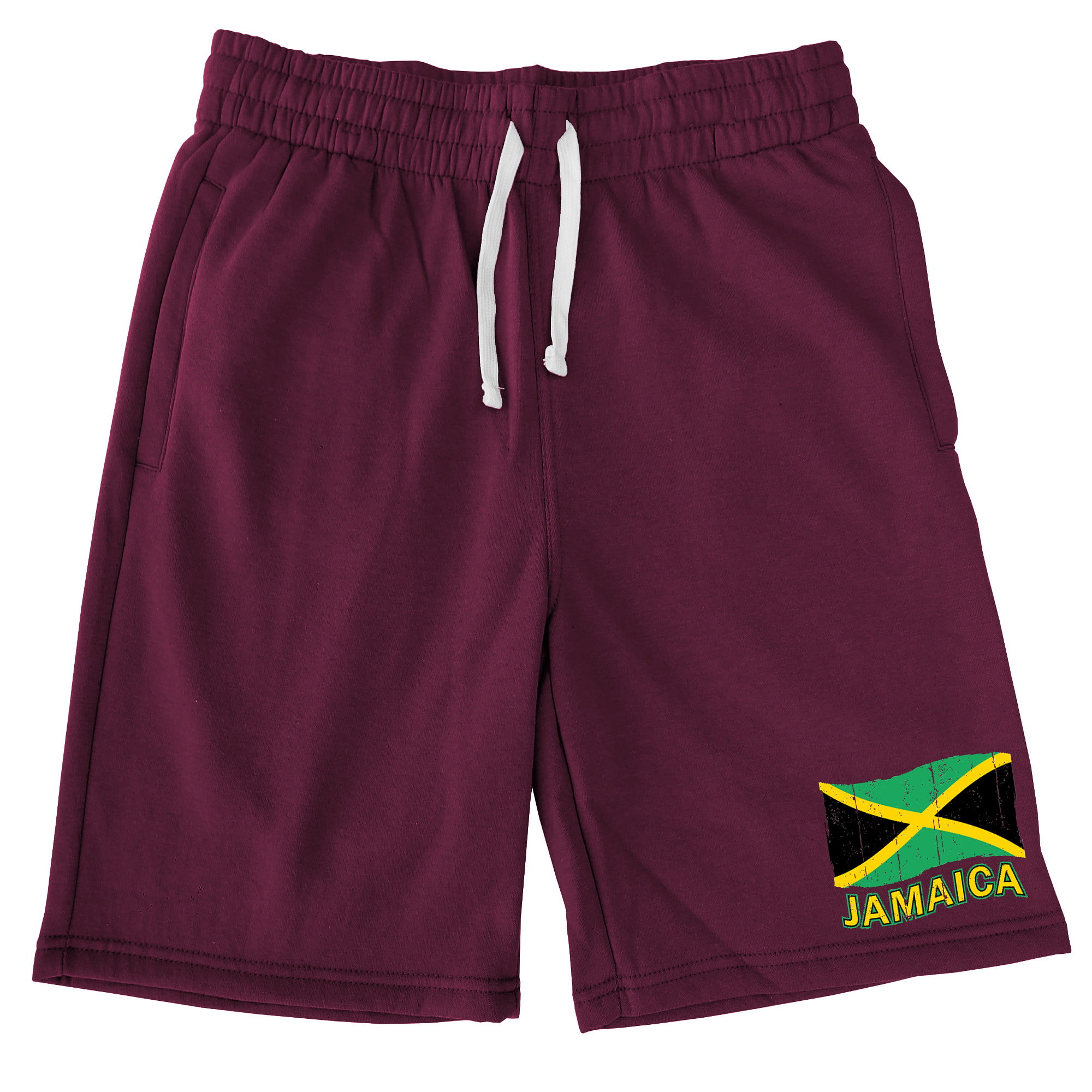 Ink Jamaica Flag Swim Beach Trunks Cargo Shorts For Mens