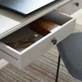 thumbnail image 3 of SAFAVIEH O' Mara Solid Retro Farmhouse 2 Drawer Desk, Taupe, 3 of 15