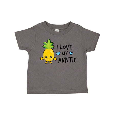 

Inktastic I Love My Auntie with Pineapple Gift Toddler Boy Girl T-Shirt