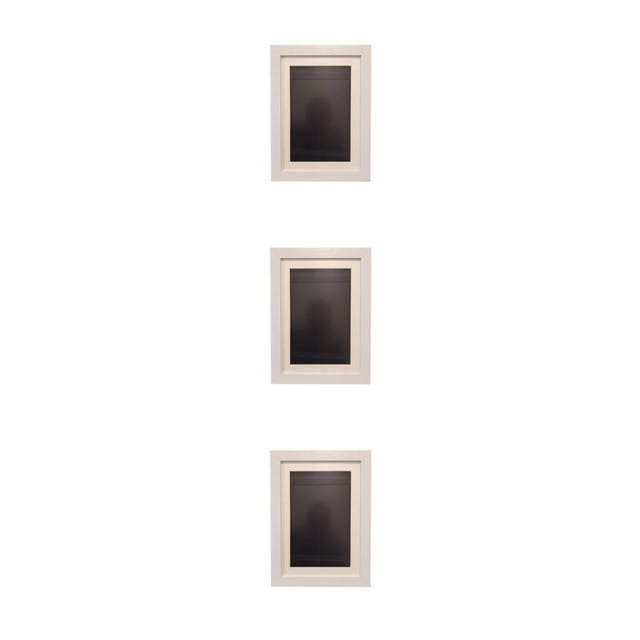 Cuadro De Marco De Arte Para Niños Cateissary Reemplazo Decorativo Rectangular Blanco 20.3x15.2 cm