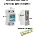thumbnail image 2 of Single Phase Energy Meter 63A KWh Meter Single Phase Smart Meter Miniature Circuit Breaker, 2 of 5