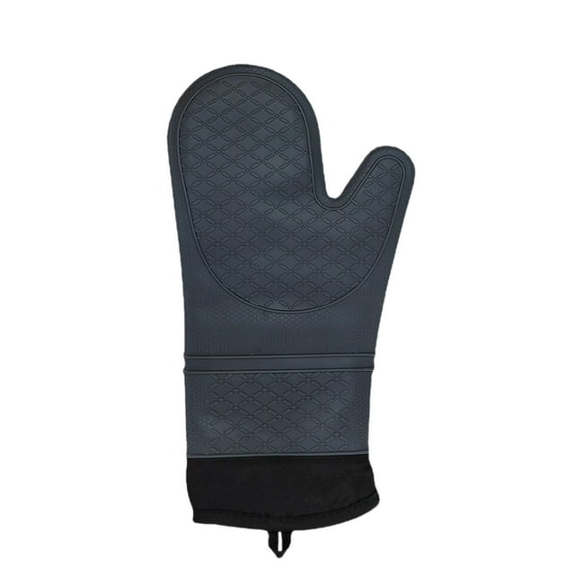 Leodye 1PCS Gants de Cuisson Résistants aux Hautes Températures - Gants d'Isolation de Cuisine Réutilisables Doux Faciles à Nettoyer - 13.59*7.29*0.60 Po