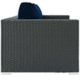 thumbnail image 6 of Modway Sojourn Outdoor Patio Sunbrella® Loveseat in Canvas Navy, 6 of 6