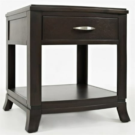 Bowery Hill End Table in Merlot