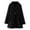 Black, variant on lnmuld Kids Coats Toddler Girls Winter Jacket Windproof Warm Outerwear Cozy Soft Comfortable Durable Lightweight Hooded Solid Color Size:2-3 Years